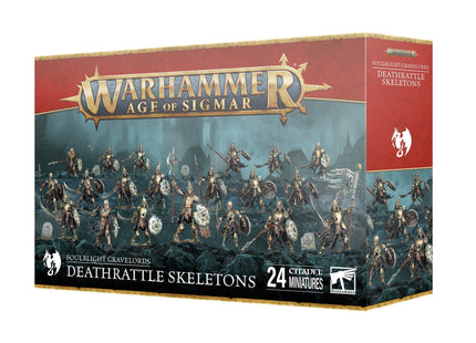 Gamers Guild AZ Age of Sigmar Warhammer Age of Sigmar: Soulblight Gravelords - Deathrattle Skeletons (2025) (Pre-Order) Games-Workshop