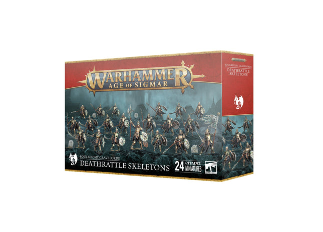 Gamers Guild AZ Age of Sigmar Warhammer Age of Sigmar: Soulblight Gravelords - Deathrattle Skeletons (2025) (Pre-Order) Games-Workshop
