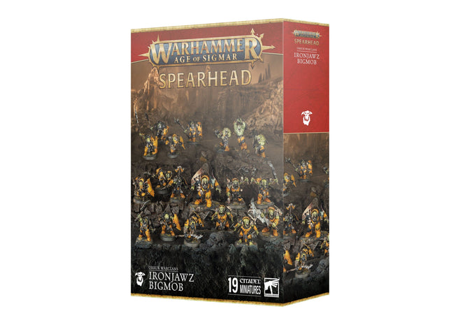 Gamers Guild AZ Age of Sigmar Warhammer Age of Sigmar: Spearhead - Orruk Warclans Ironjawz Bigmob (Pre-Order) Games-Workshop