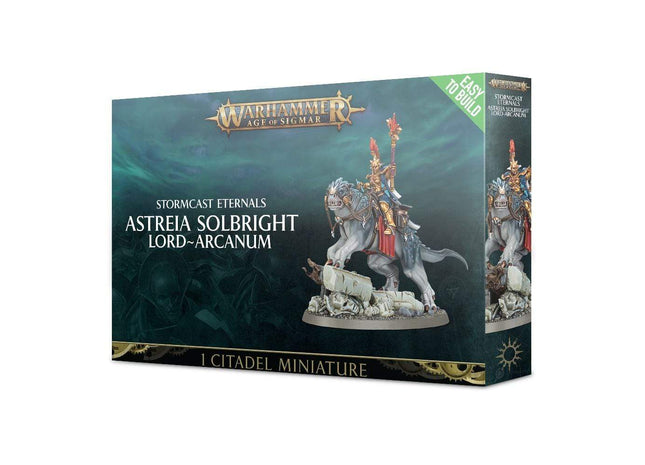 Gamers Guild AZ Age of Sigmar Warhammer Age of Sigmar: Stormcast Eternals - Astreia Solbright Lord-Arcanum (Easy to Build) Games-Workshop Direct