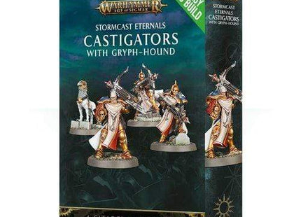 Gamers Guild AZ Age of Sigmar Warhammer Age of Sigmar: Stormcast Eternals - Castigators with Gryph-Hound (Easy to Build) Games-Workshop Direct