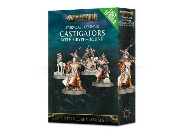 Gamers Guild AZ Age of Sigmar Warhammer Age of Sigmar: Stormcast Eternals - Castigators with Gryph-Hound (Easy to Build) Games-Workshop Direct