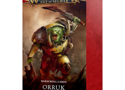 Gamers Guild AZ Age of Sigmar Warhammer Age of Sigmar: Warscroll Cards - Orruk Warclans (Pre-Order) Games-Workshop