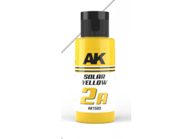 Gamers Guild AZ AK-Interactive AK-Interactive: DUAL EXO Acrylic Paint - Solar Yellow 3A (60ml) Golden Distribution International