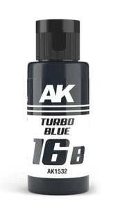 Gamers Guild AZ AK-Interactive AK-Interactive: DUAL EXO Acrylic Paint - Turbo Blue 16B (60ml) Golden Distribution International