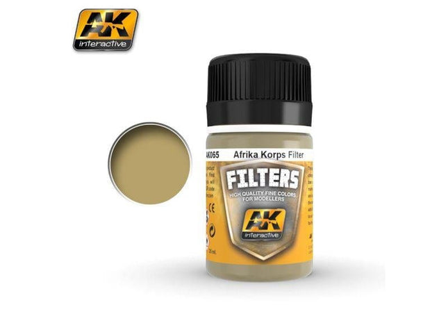 Gamers Guild AZ AK-Interactive AK065 AK Interactive Filter: Light Brown For Desert Yellow Golden Distribution International