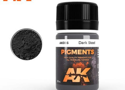 Gamers Guild AZ AK-Interactive AK086 Pigment Dark Steel Golden Distribution International
