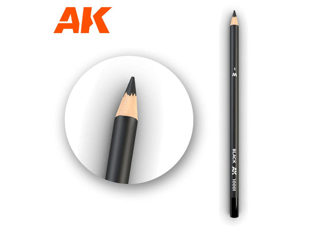 Gamers Guild AZ AK-Interactive AK10001 AK Interactive: Weathering Pencils for Modelling - Black Golden Distribution International