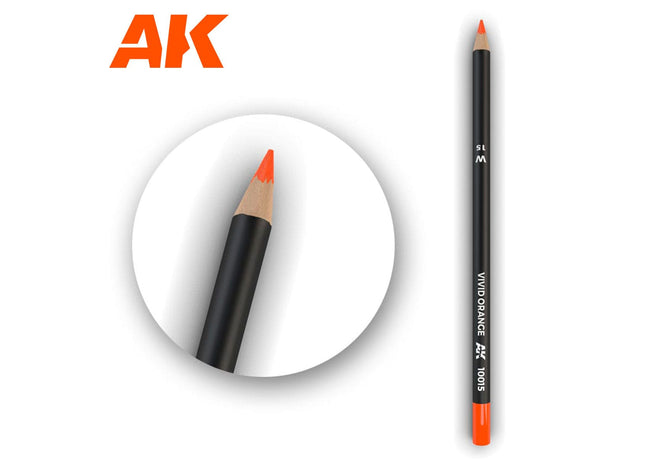 Gamers Guild AZ AK-Interactive AK10015 AK Interactive: Weathering Pencils for Modelling - Vivid Orange Golden Distribution International