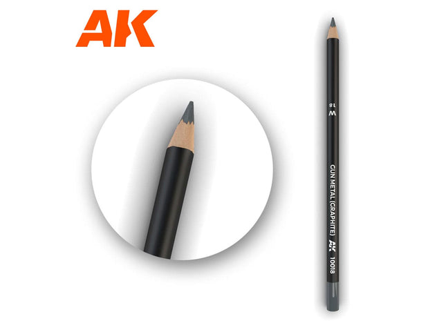 Gamers Guild AZ AK-Interactive AK10018 AK Interactive: Weathering Pencils for Modelling - Gun Metal (Graphite) Golden Distribution International