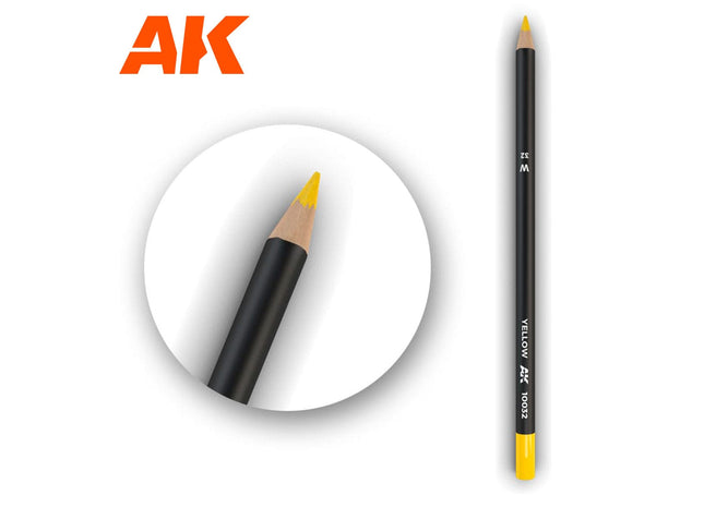 Gamers Guild AZ AK-Interactive AK10032 AK Interactive: Weathering Pencils for Modelling - Yellow Golden Distribution International