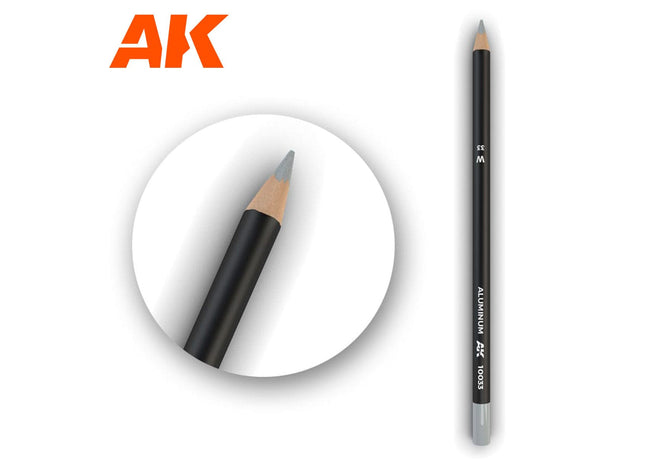 Gamers Guild AZ AK-Interactive AK10033 AK Interactive: Weathering Pencils for Modelling - Aluminium Golden Distribution International