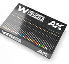 Gamers Guild AZ AK-Interactive AK10047 AK Interactive: Weathering Pencils - Deluxe Edition Box (37 Pencils) Golden Distribution International