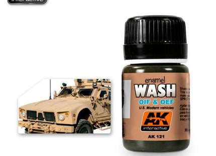 Gamers Guild AZ AK-Interactive AK121 AK Interactive Streaking Wash: OIF & OEF - US Vehicles Golden Distribution International