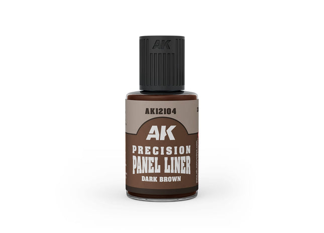Gamers Guild AZ AK Interactive AK12104: AK Interactive Precision Paneliner Dark Brown (30ml) (Pre-Order) LSG