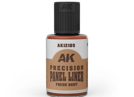 Gamers Guild AZ AK Interactive AK12105: AK Interactive Precision Paneliner Fresh Rust (30ml) (Pre-Order) LSG