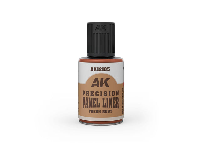 Gamers Guild AZ AK Interactive AK12105: AK Interactive Precision Paneliner Fresh Rust (30ml) (Pre-Order) LSG