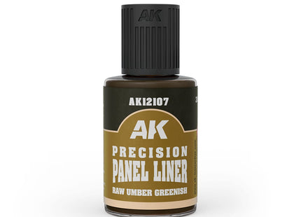 Gamers Guild AZ AK Interactive AK12107: AK Interactive Precision Paneliner Raw Umber Greenish (30ml) (Pre-Order) LSG