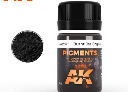 Gamers Guild AZ AK-Interactive AK2041 Pigment Burnt Jet Engine Golden Distribution International