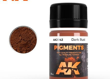 Gamers Guild AZ AK-Interactive AK2042 Pigment Dark Rust Golden Distribution International