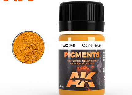 Gamers Guild AZ AK-Interactive AK2043 Pigment Ocher Rust Golden Distribution International