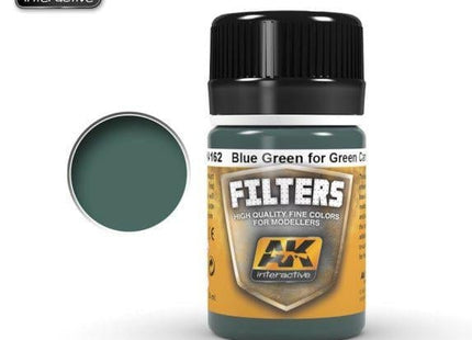Gamers Guild AZ AK-Interactive AK4162 AK Interactive Filter: Blue Green for Green Camo Golden Distribution International