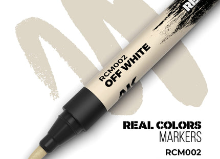 Gamers Guild AZ AK Interactive AKRCM002: AK Interactive Real Colors Markers Off White (Pre-Order) LSG