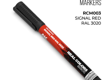 Gamers Guild AZ AK Interactive AKRCM003: AK Interactive Real Colors Markers Signal Red RAL 3020 (Pre-Order) LSG
