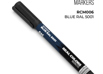 Gamers Guild AZ AK Interactive AKRCM006: AK Interactive Real Colors Markers Blue RAL 5001 (Pre-Order) LSG