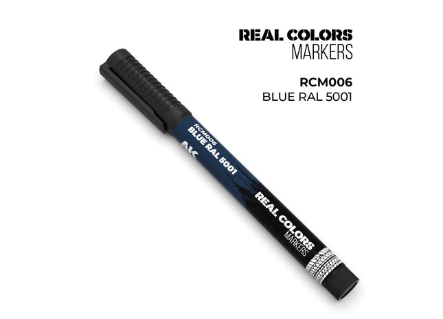 Gamers Guild AZ AK Interactive AKRCM006: AK Interactive Real Colors Markers Blue RAL 5001 (Pre-Order) LSG