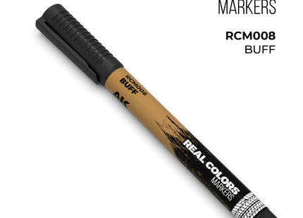 Gamers Guild AZ AK Interactive AKRCM008: AK Interactive Real Colors Markers Buff (Pre-Order) LSG