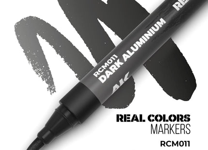 Gamers Guild AZ AK Interactive AKRCM011: AK Interactive Real Colors Markers - Dark Aluminium (Pre-Order) LSG