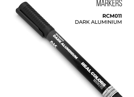 Gamers Guild AZ AK Interactive AKRCM011: AK Interactive Real Colors Markers - Dark Aluminium (Pre-Order) LSG