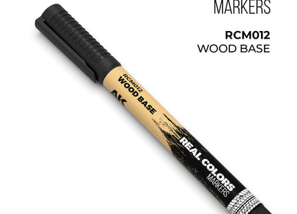 Gamers Guild AZ AK Interactive AKRCM012: AK Interactive Real Colors Markers - Wood Base (Pre-Order) LSG