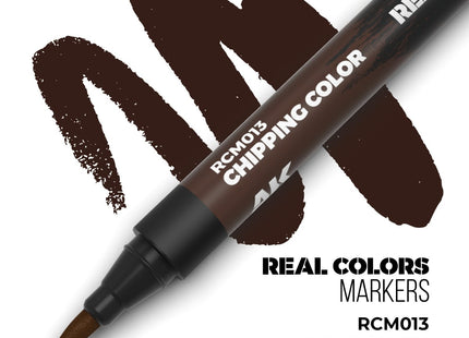 Gamers Guild AZ AK Interactive AKRCM013: AK Interactive Real Colors Markers - Chipping Color (Pre-Order) LSG