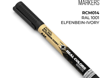 Gamers Guild AZ AK Interactive AKRCM014: AK Interactive Real Colors Markers - RAL 1001 Elfenbein-Ivory (Pre-Order) LSG