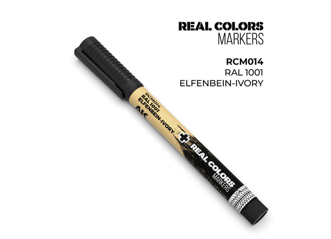 Gamers Guild AZ AK Interactive AKRCM014: AK Interactive Real Colors Markers - RAL 1001 Elfenbein-Ivory (Pre-Order) LSG