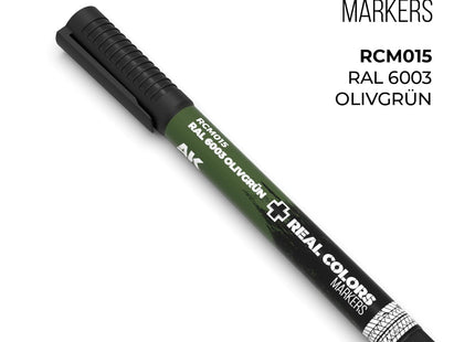 Gamers Guild AZ AK Interactive AKRCM015: AK Interactive Real Colors Markers - RAL 6003 Olivgrun (Pre-Order) LSG