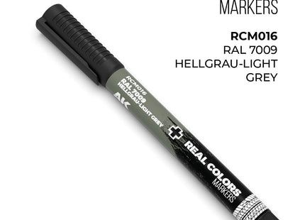 Gamers Guild AZ AK Interactive AKRCM016: AK Interactive Real Colors Markers - Hellgrau-Light Grey RAL 7009 (Pre-Order) LSG