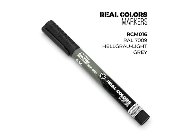Gamers Guild AZ AK Interactive AKRCM016: AK Interactive Real Colors Markers - Hellgrau-Light Grey RAL 7009 (Pre-Order) LSG