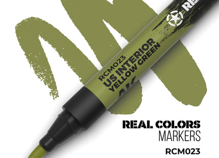 Gamers Guild AZ AK Interactive AKRCM023: AK Interactive Real Colors Markers - US Interior Yellow Green (Pre-Order) LSG