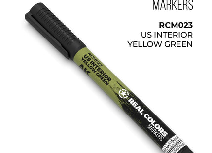 Gamers Guild AZ AK Interactive AKRCM023: AK Interactive Real Colors Markers - US Interior Yellow Green (Pre-Order) LSG