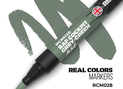 Gamers Guild AZ AK Interactive AKRCM028: AK Interactive Real Colors Markers - RAF Cockpit Grey-Green (Pre-Order) LSG