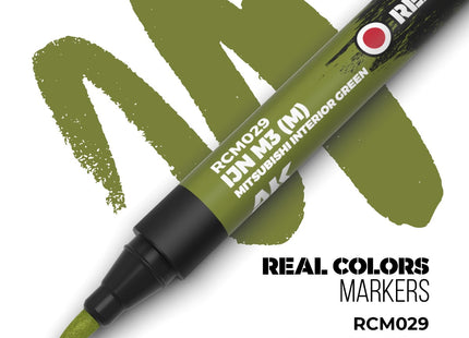 Gamers Guild AZ AK Interactive AKRCM029: AK Interactive Real Colors Markers - IJN M3 (M) Mitsubishi Interior Green (Pre-Order) LSG