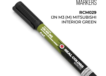 Gamers Guild AZ AK Interactive AKRCM029: AK Interactive Real Colors Markers - IJN M3 (M) Mitsubishi Interior Green (Pre-Order) LSG