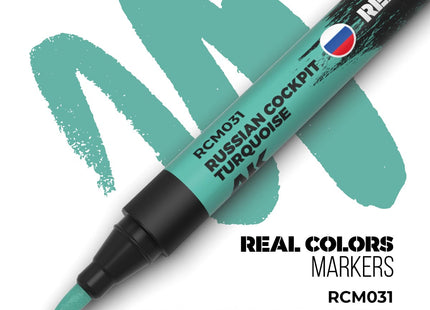 Gamers Guild AZ AK Interactive AKRCM031: AK Interactive Real Colors Markers - Russian Cockpit Torquoise (Pre-Order) LSG