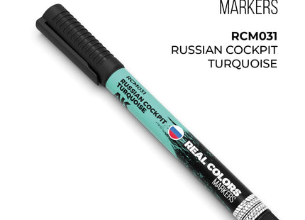 Gamers Guild AZ AK Interactive AKRCM031: AK Interactive Real Colors Markers - Russian Cockpit Torquoise (Pre-Order) LSG
