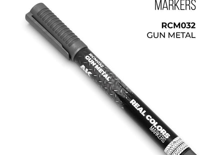 Gamers Guild AZ AK Interactive AKRCM032: AK Interactive Real Colors Markers - Gun Metal (Pre-Order) LSG
