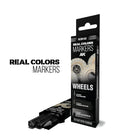 Gamers Guild AZ AK Interactive AKRCM102: AK Interactive Real Colors Markers - Wheels (3ct) (Pre-Order) LSG