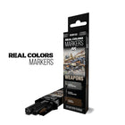 Gamers Guild AZ AK Interactive AKRCM103: AK Interactive Real Colors Markers - Weapons (3ct) (Pre-Order) LSG